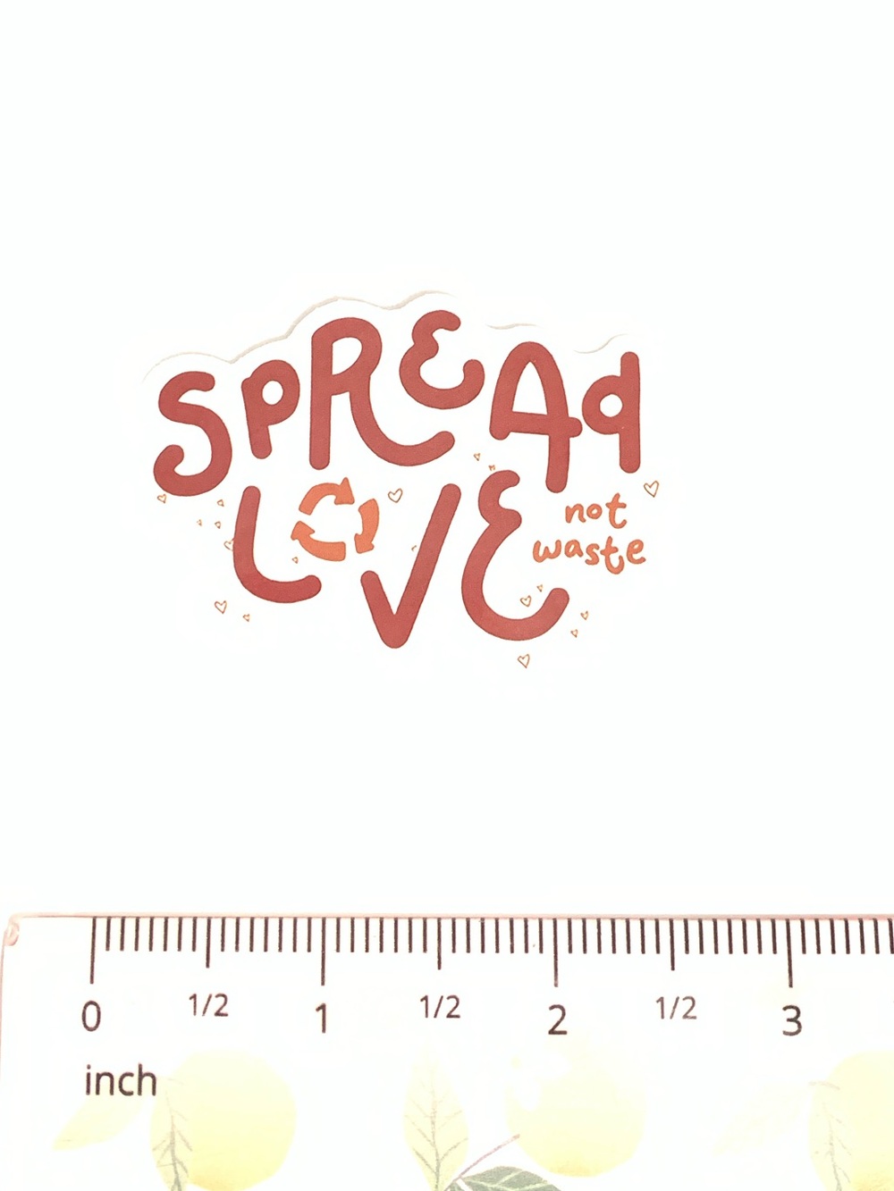 Spread Love Vinyl Sticker - Picture 3 of 3